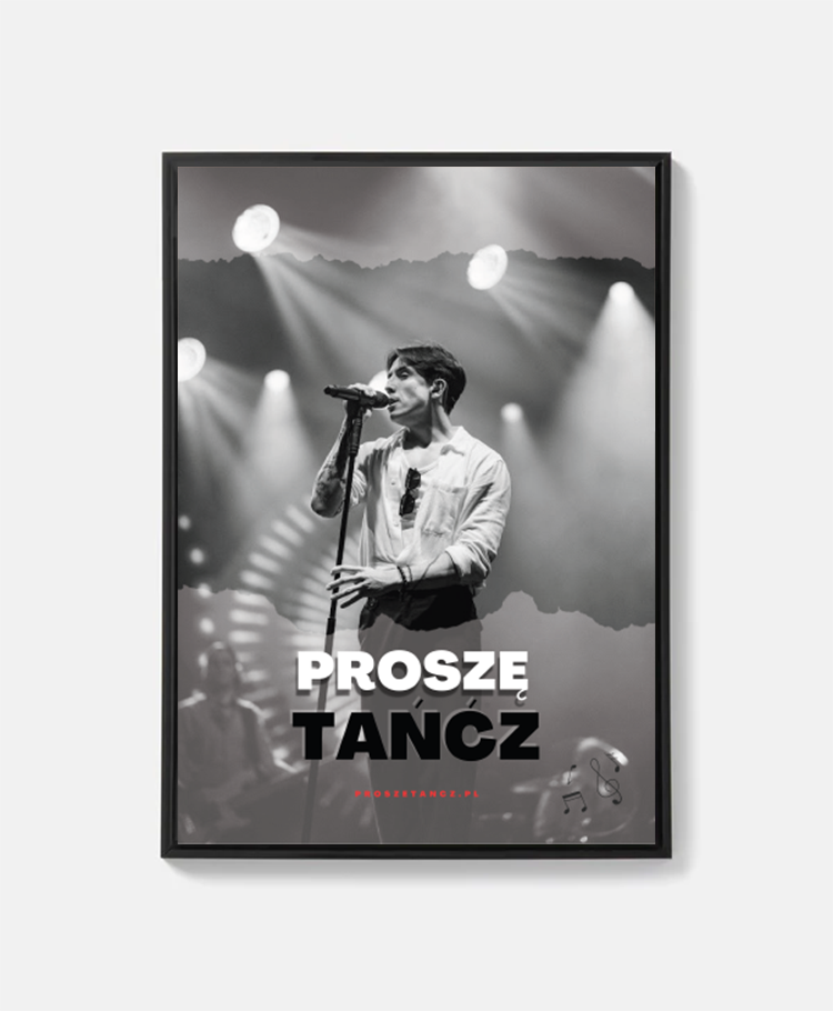 Plakat Dawid Kwiatkowski „Proszę Tańcz"