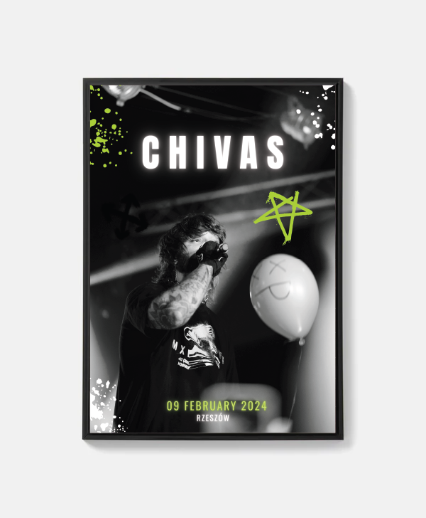 Plakat Chivas „Rzeszów 09.02.2024"