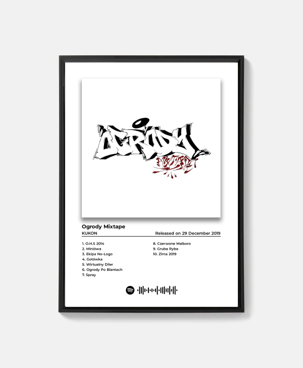 Plakat Kukon „Ogrody Mixtape”
