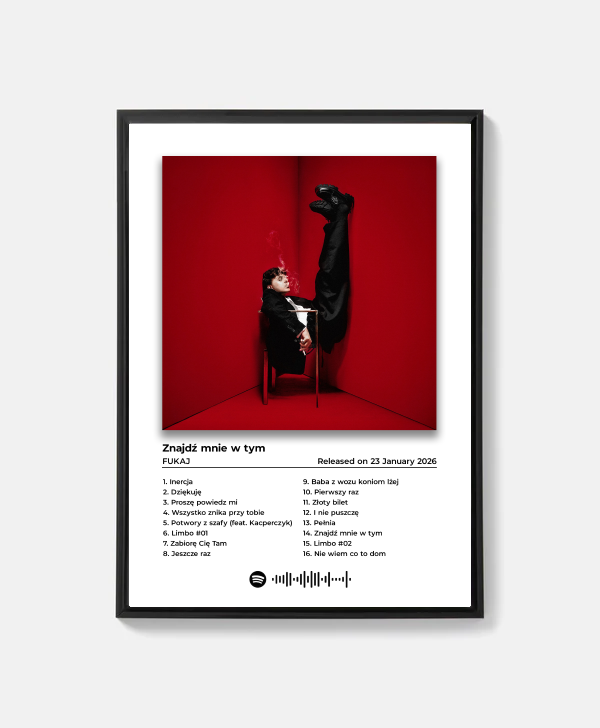 Plakat Fukaj „Znajdź mnie w tym”